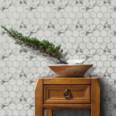 MOSAÏQUE HEX ÉMAILLÉE